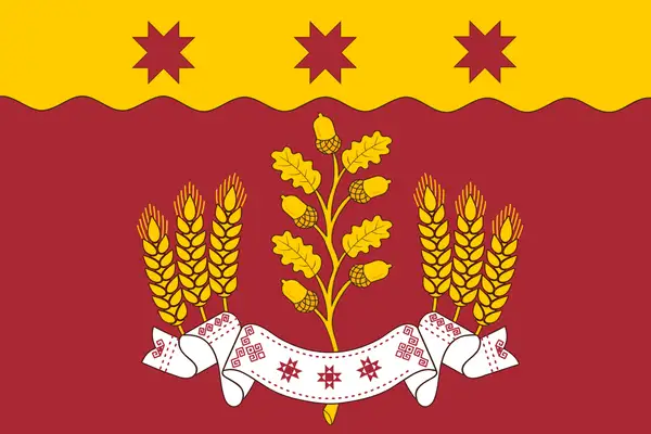 Флаг: Моргаушский муниципальный округ